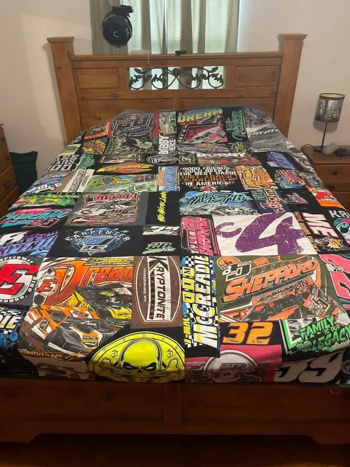 A memory quilt made by a reader using the Making Memories Huggable method (23 of 34).