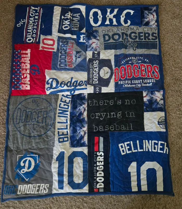 A memory quilt made by a reader using the Making Memories Huggable method (26 of 34).